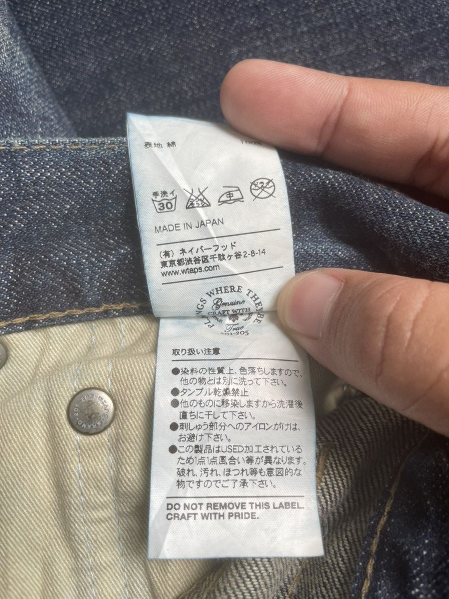 Wtaps FW13 WTAPS LIFIST Thrashed Denim Pants Size US 31 - 12 Thumbnail