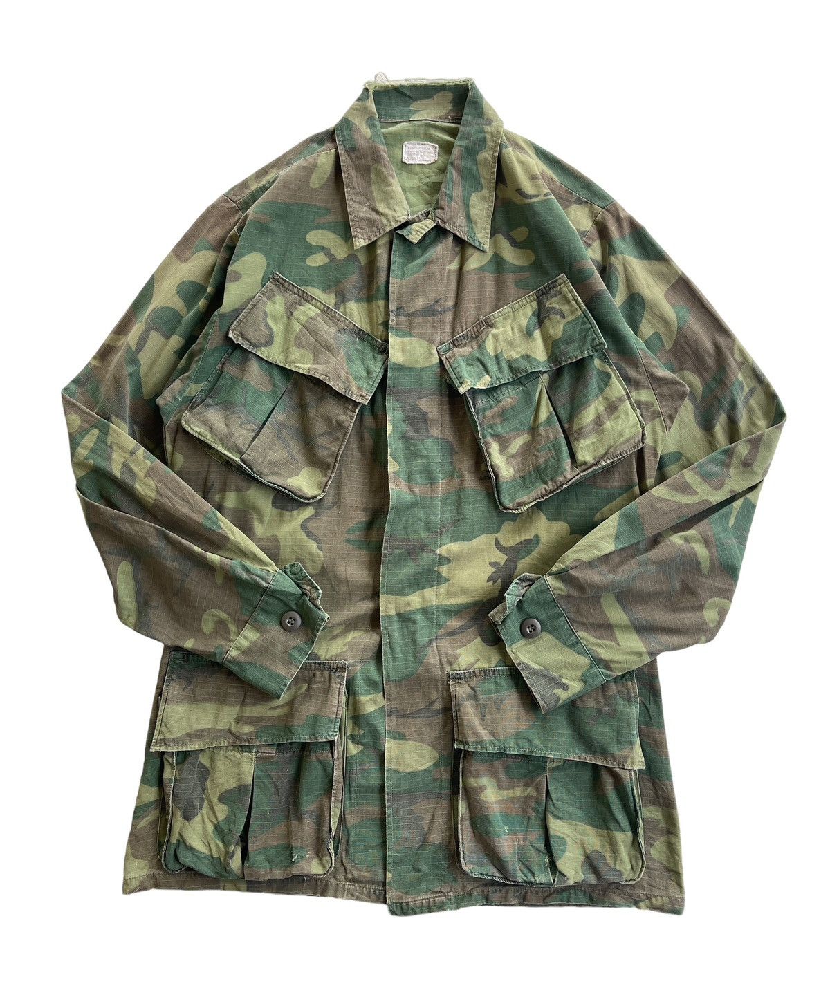 Vintage Vintage Military Third Pattern Lowland ERDL Camo Jacket Size US XS / EU 42 / 0 - 3 Thumbnail