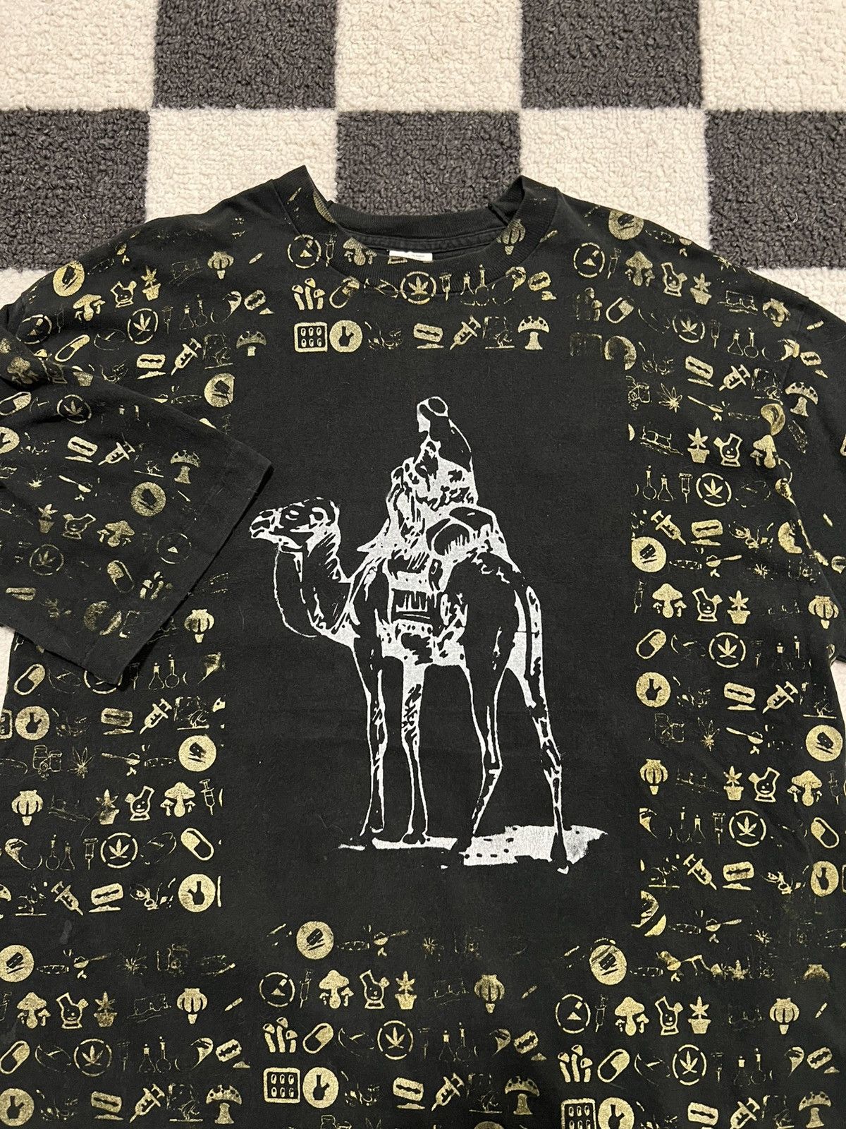 Vintage Vintage Silk Road Drugs AOP Tee Size US XL / EU 56 / 4 - 2 Thumbnail
