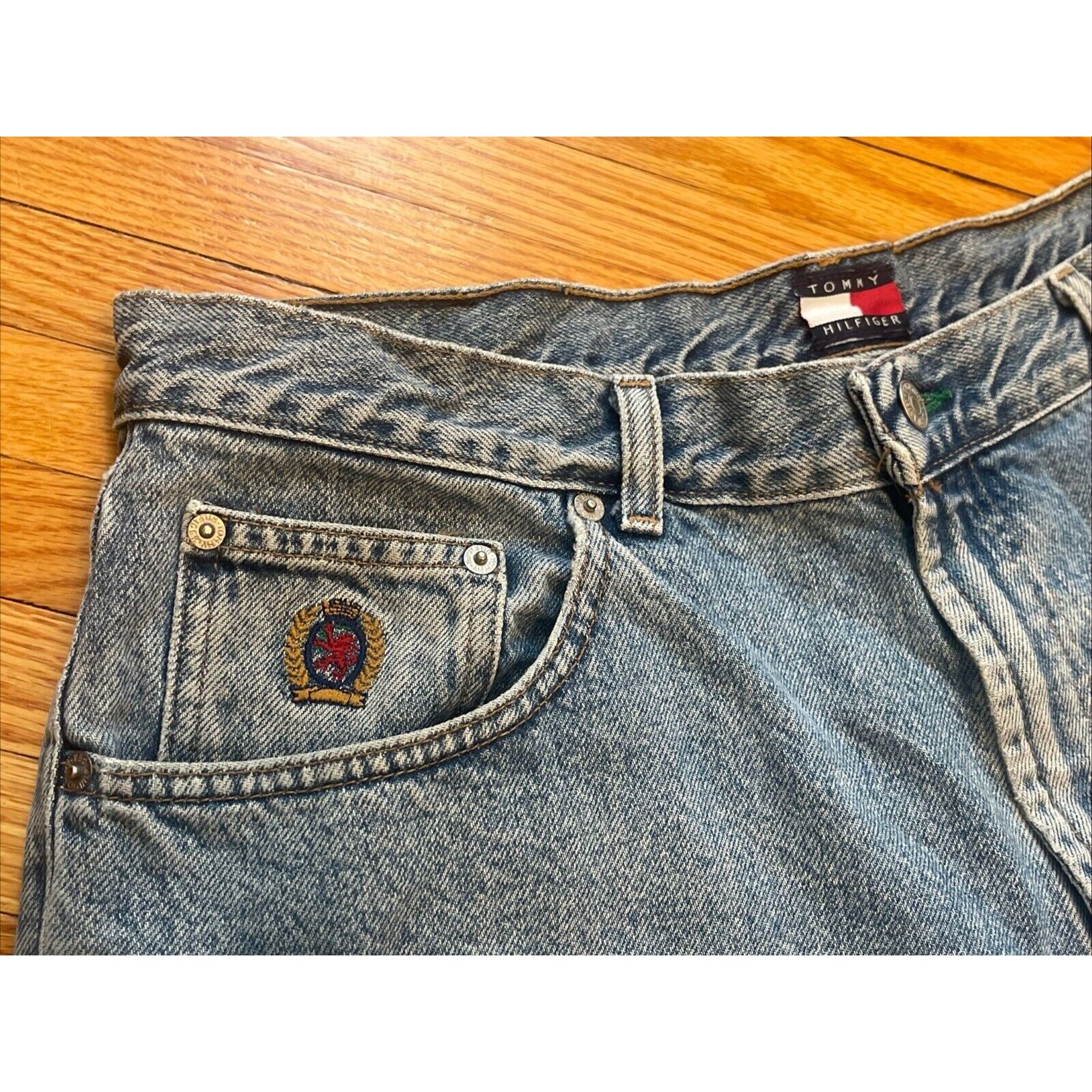 Tommy Hilfiger Vintage 90's Mens Size 38 Tommy Hilfiger Jeans Freedom Blue Size US 38 / EU 54 - 6 Thumbnail