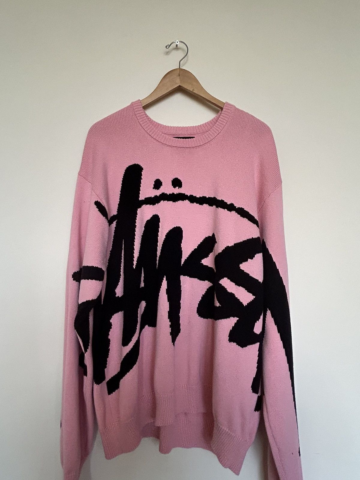 Stussy Stussy Stock Sweater “Pink” | Grailed