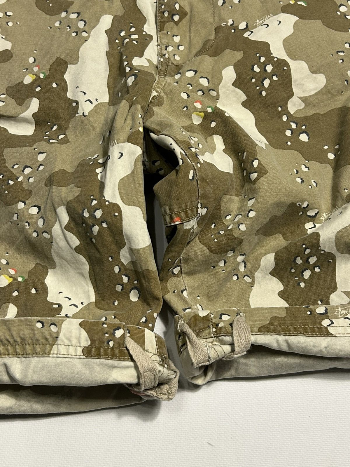 Stussy × Vintage Stussy Vintage Cargo Shorts Camo Mens Size 30 Size US 30 / EU 46 - 19 Thumbnail