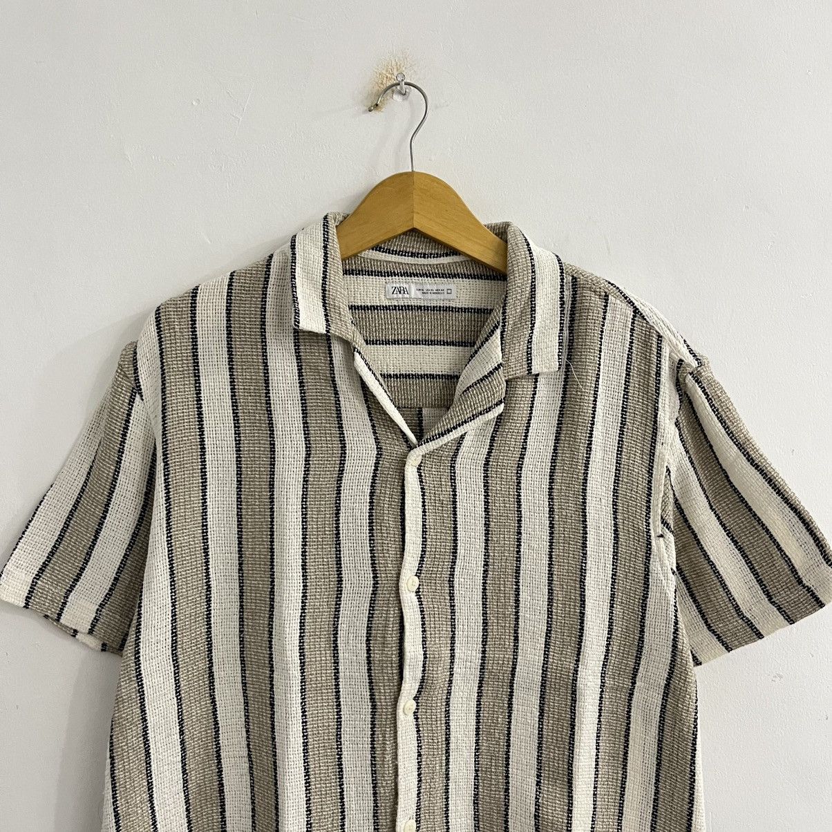 Zara Zara Striped Button Up Shirt Size US M / EU 48-50 / 2 - 2 Thumbnail