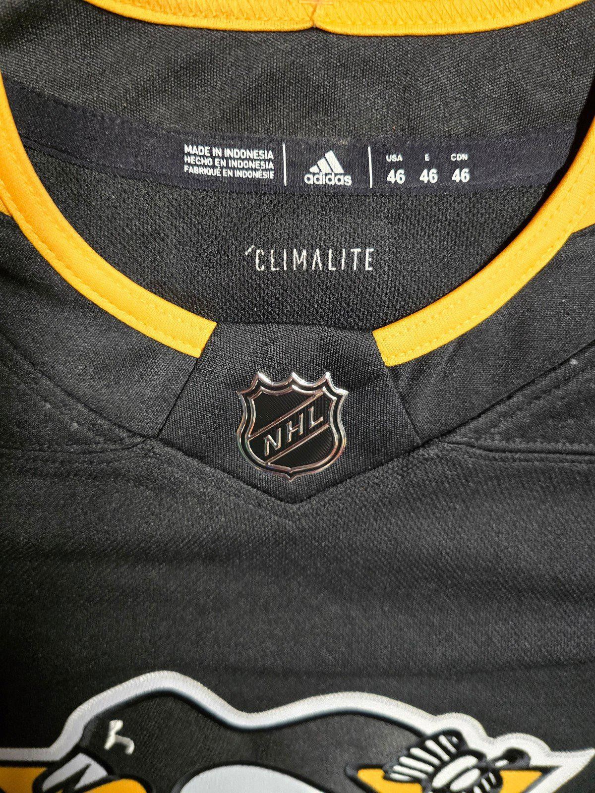 Adidas Authentic Adidas Pittsburgh Penguins Home Jersey Size 46 NWT Size US S / EU 44-46 / 1 - 4 Thumbnail