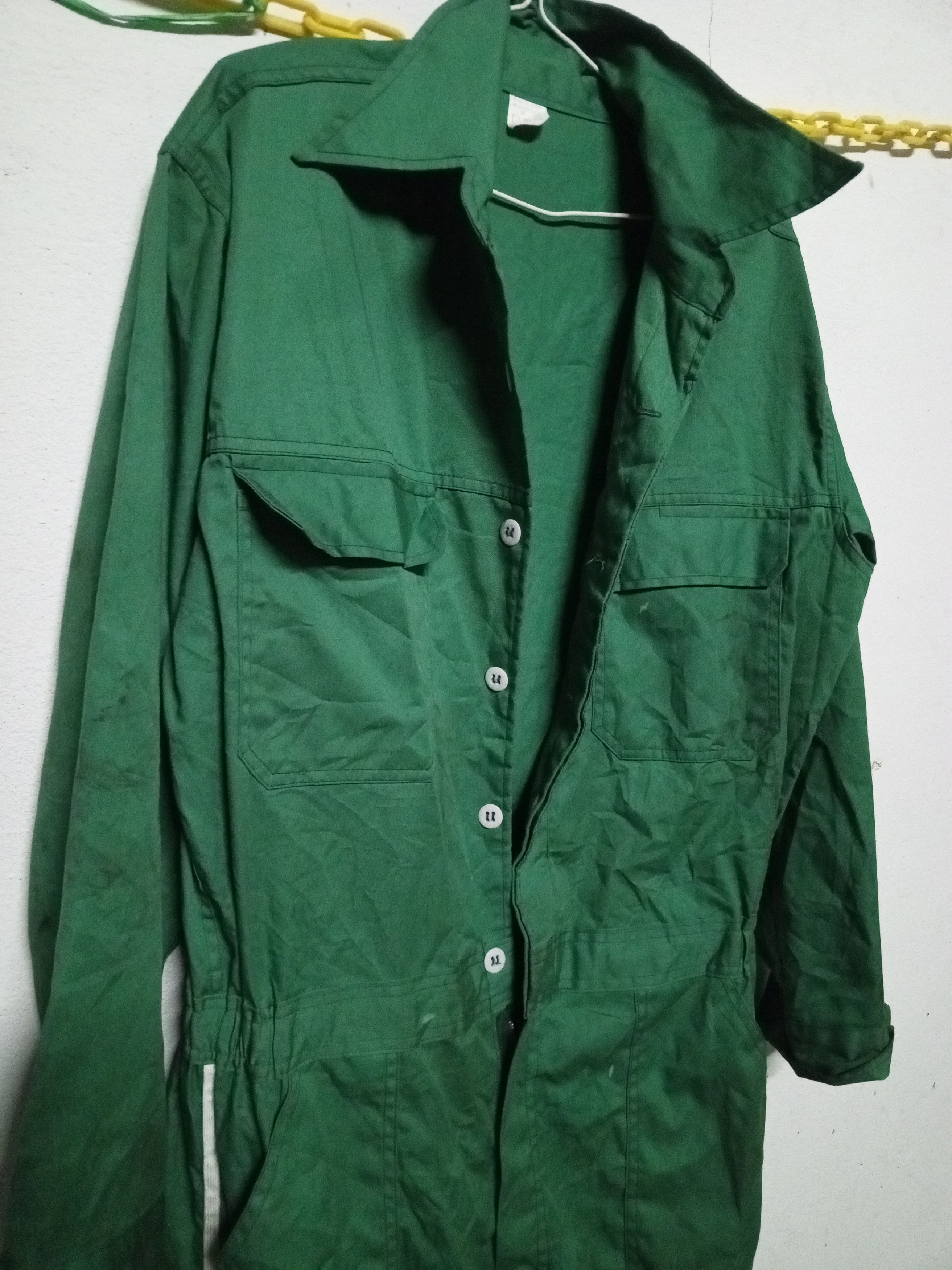 Japanese Brand 90s Mitsubishi motor overall green Size US 38 / EU 54 - 7 Thumbnail