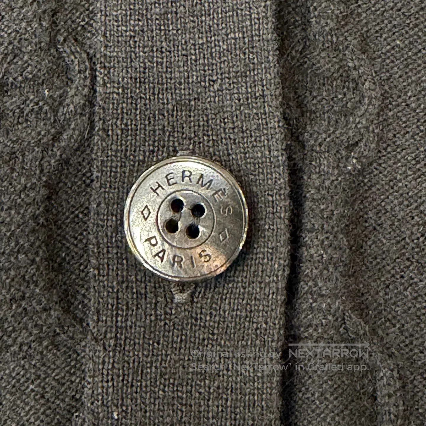 Hermes Hermes Black Cashmere Long Cardigan Coat. Size US XL / EU 56 / 4 - 5 Thumbnail