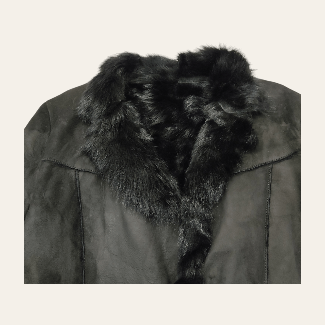 5351 POUR LES HOMMES 5351 POUR LES HOMMES Elegant Shearling Sheepskin Fur Coat Size L / US 10 / IT 46 - 6 Thumbnail