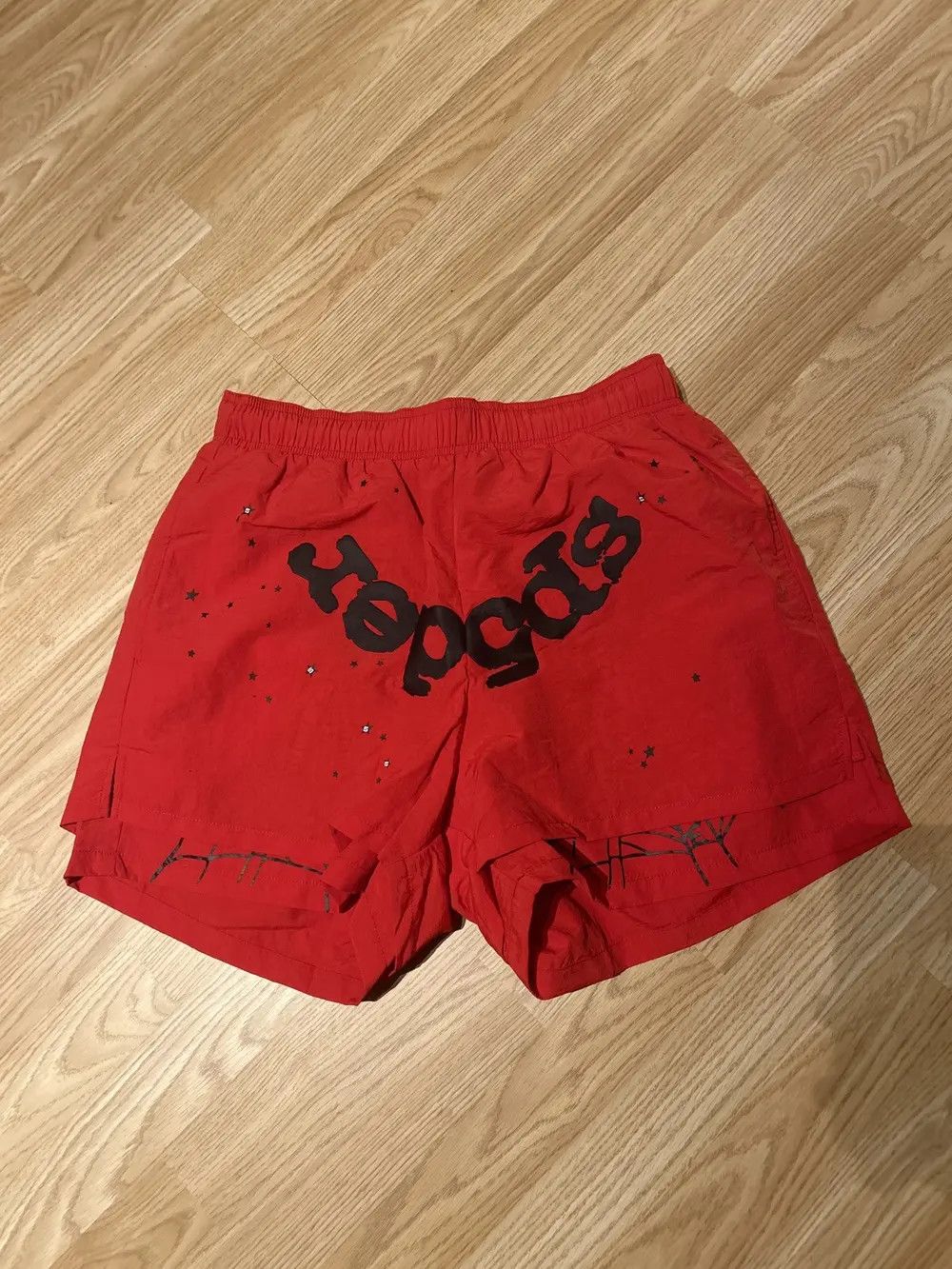SP5DER OG Web Double Layer shorts