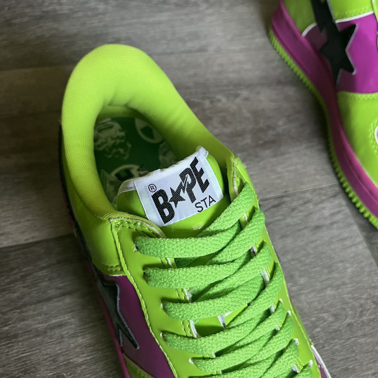 Bape × Marvel Comics RARE OG 2005 A BATHING APE BAPESTA HULK MARVEL LOW SHOES 9 Size US 9 / EU 42 - 10 Thumbnail