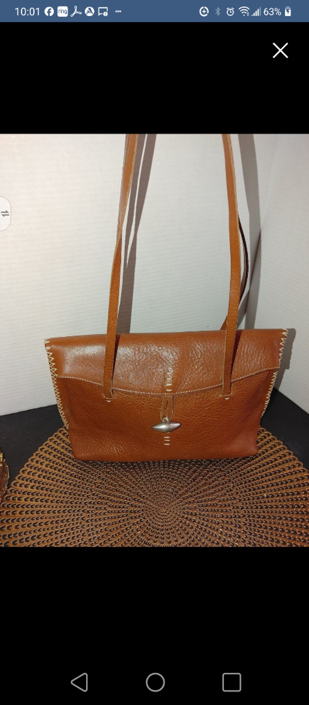 ELLIATT Ellington Fold Over Leather Shoulder Bag Size ONE SIZE - 5 Thumbnail