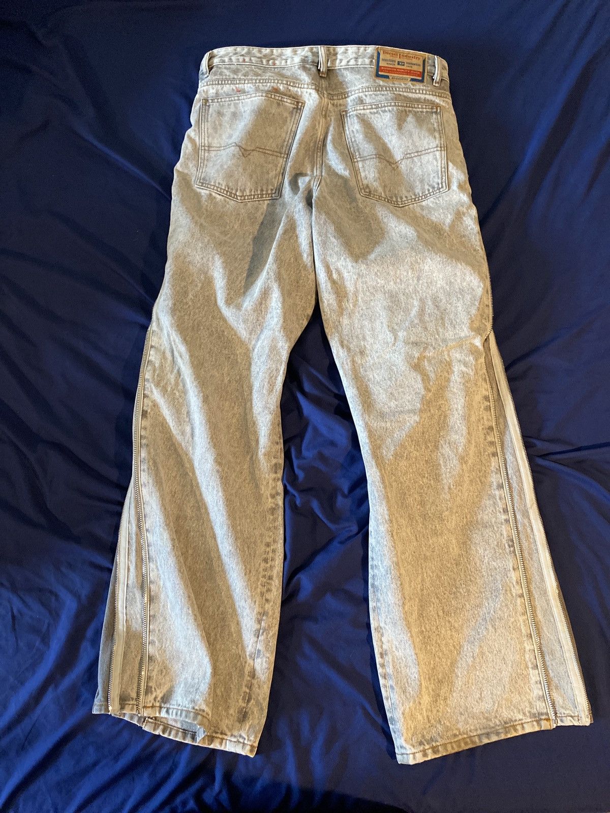 Diesel diesel zip up flared pants Size US 38 / EU 54 - 1 Thumbnail