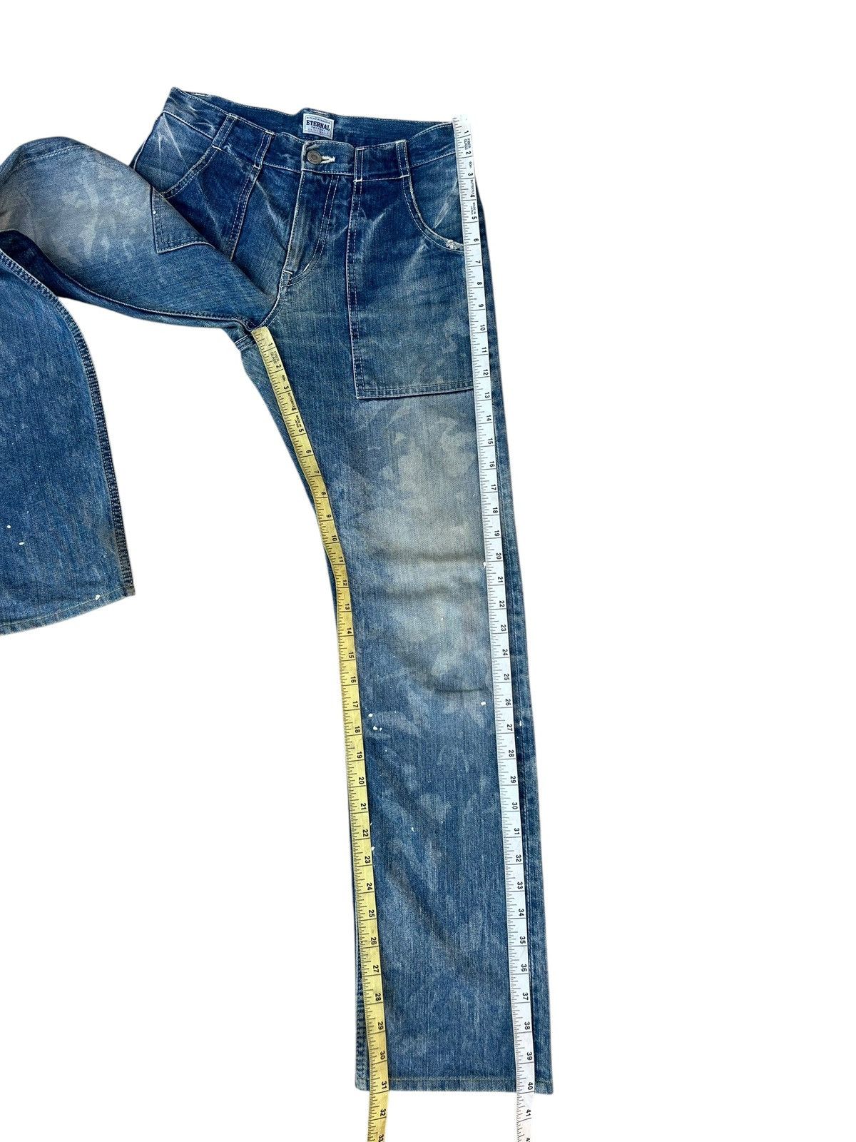 Eternal Distressed Mud Wash Stains Denim Eternal Japan Fatigue Jeans Size US 29 - 6 Thumbnail