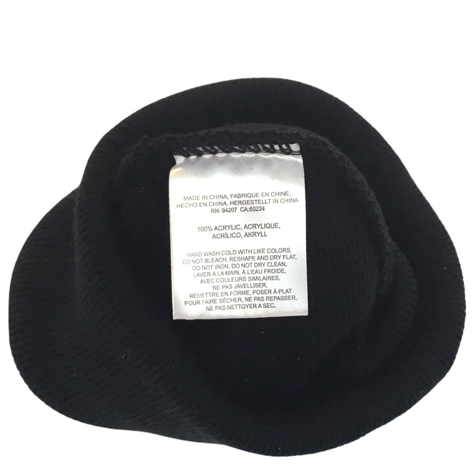 Caterpillar Caterpillar Black Cap Hat CAT Knit Beanie Cuff Logo Tab NWOT Size ONE SIZE - 2 Thumbnail