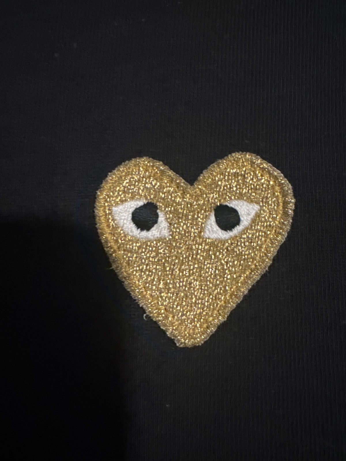 Comme des Garcons PLAY Black gold heart comme des garçons t shirt Size US L / EU 52-54 / 3 - 2 Thumbnail