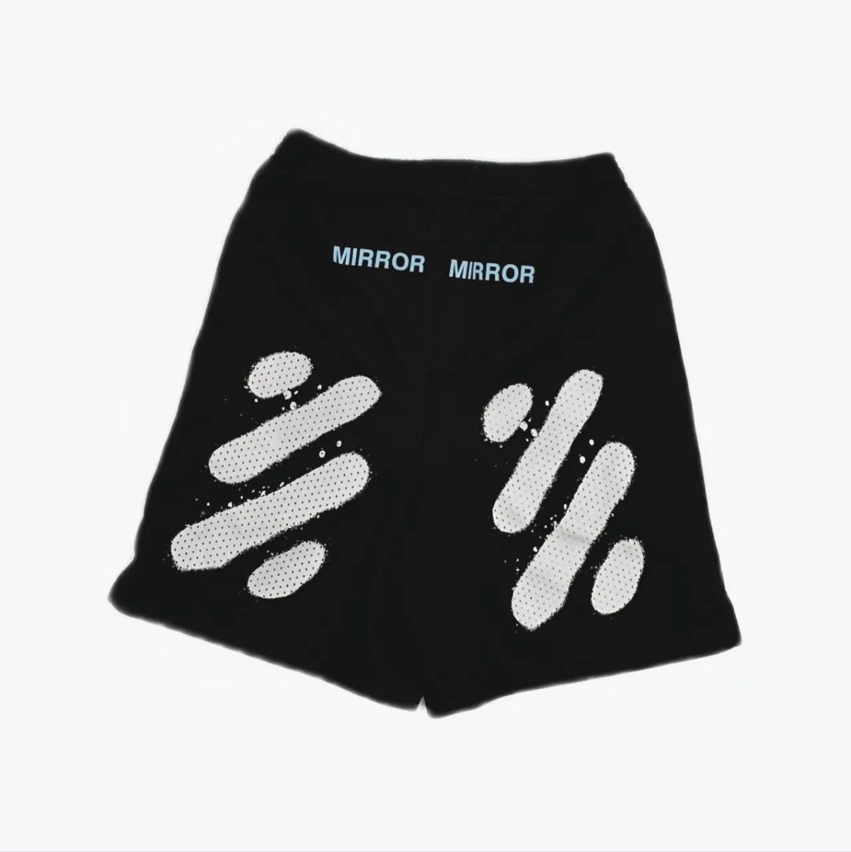Off-White Off-White Diagonal Spray Mesh Shorts Size US 28 / EU 44 - 2 Thumbnail