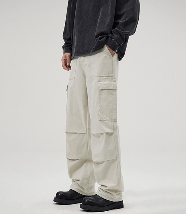 Japanese Brand × Jean Washed vintage multi-pocket baggy cargo jeans Size US 32 / EU 48 - 2 Thumbnail
