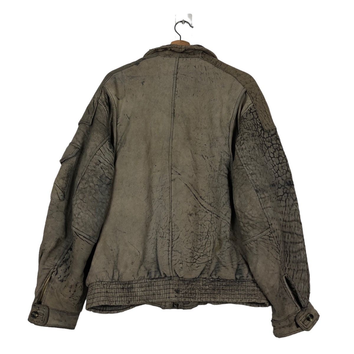 Vintage 🔥Vintage Fly Leather Jacket Bomber Map Lining Military Size US M / EU 48-50 / 2 - 8 Thumbnail