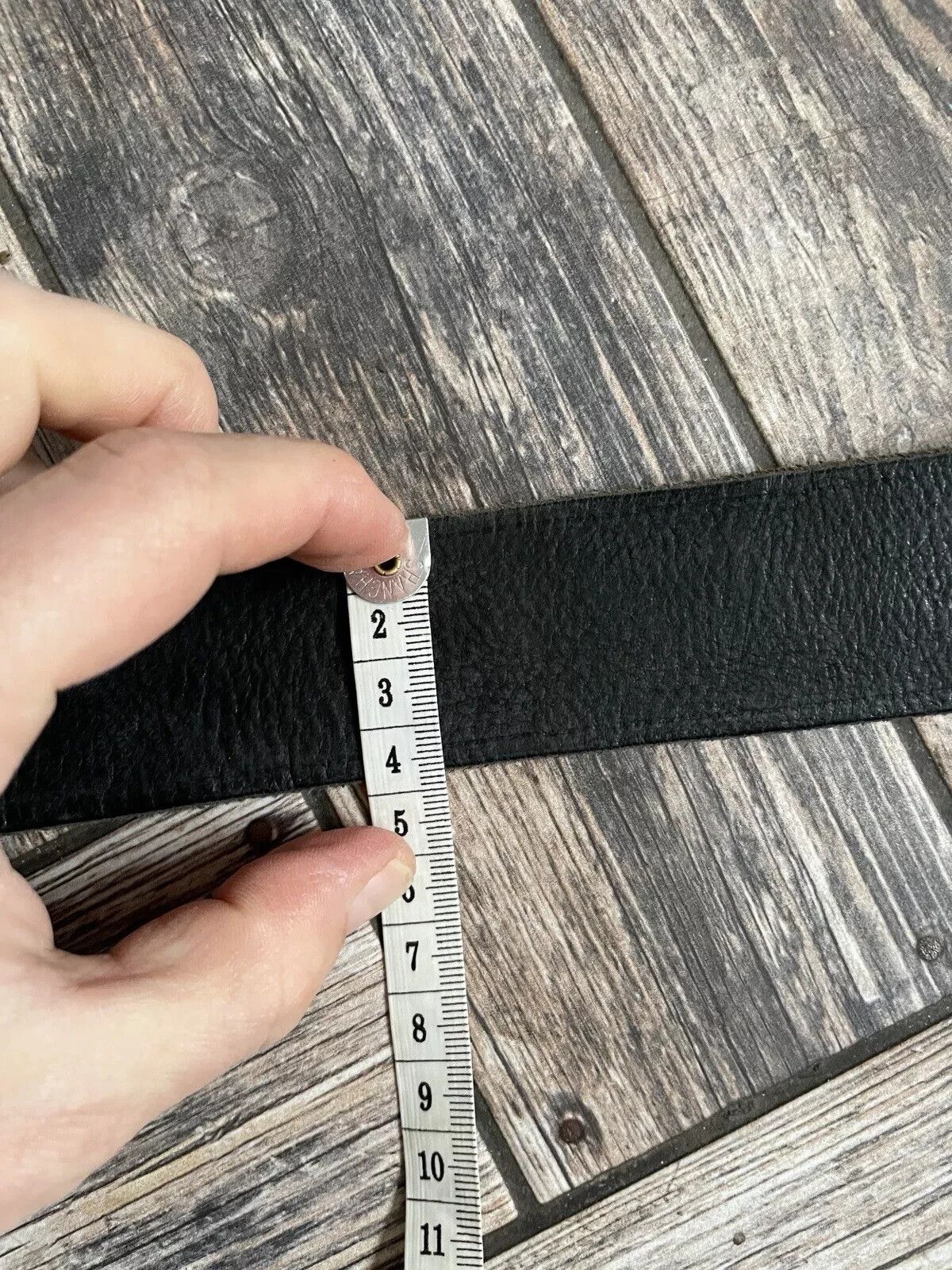 Vintage CHOPPER CREW ARIZONA MOTO BIKER BIKE COW GENUINE BELT 120 cm Size ONE SIZE - 9 Thumbnail