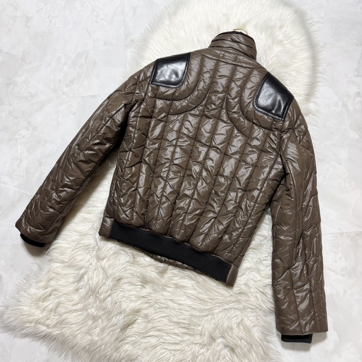 Louis Vuitton Louis Vuitton leather LV logo nylon Jacket 44 Size US S / EU 44-46 / 1 - 9 Thumbnail