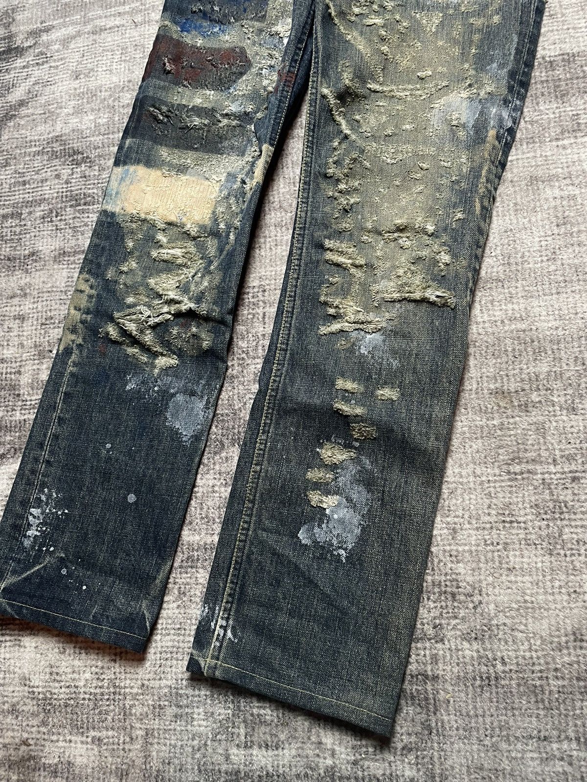 Le Grande Bleu (L.G.B.) L.G.B. distressed Jeans Size US 28 / EU 44 - 6 Thumbnail