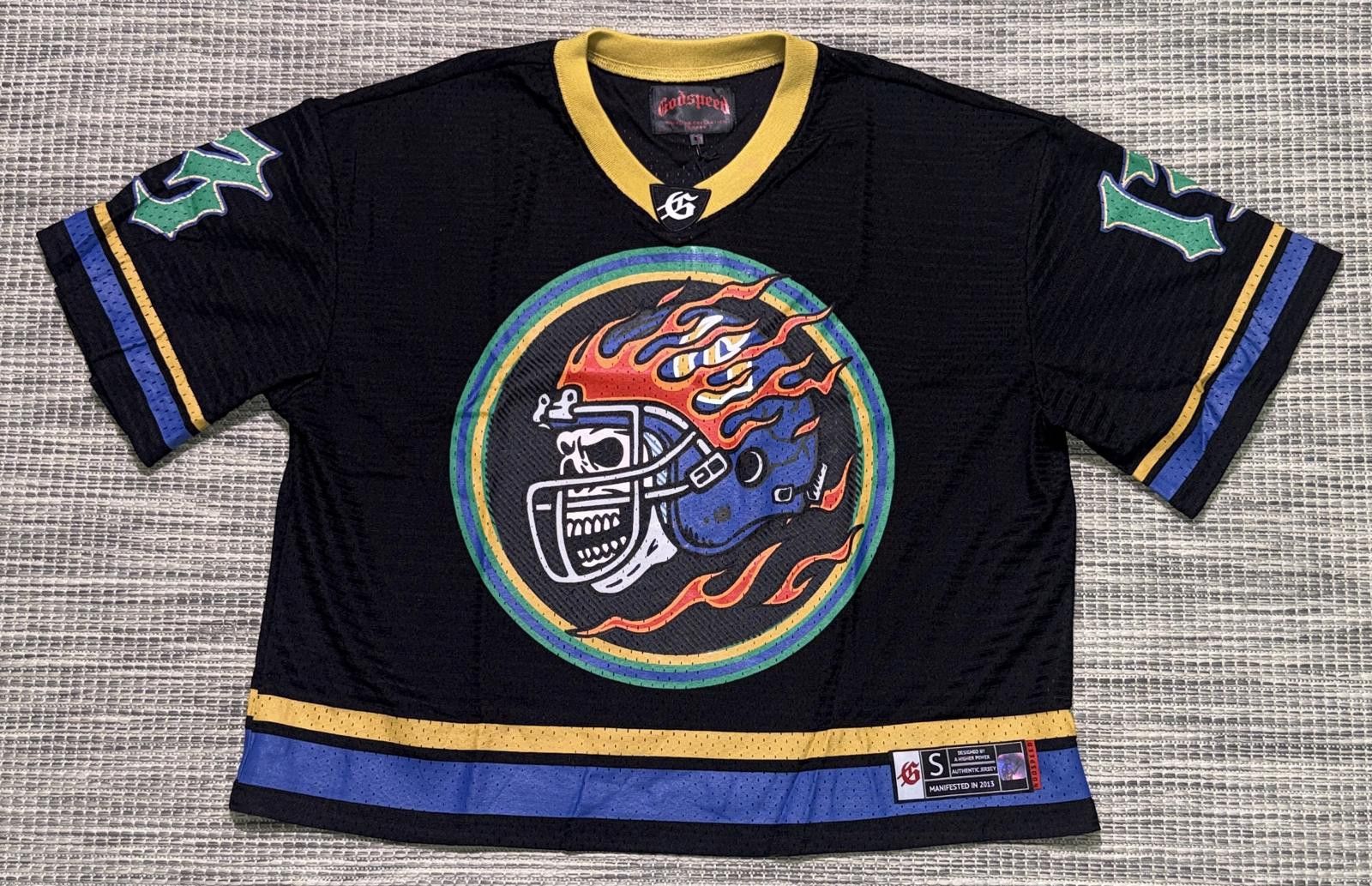 Godspeed Godspeed Black/Yellow/Blue First Down Jersey Size US S / EU 44-46 / 1 - 1 Thumbnail