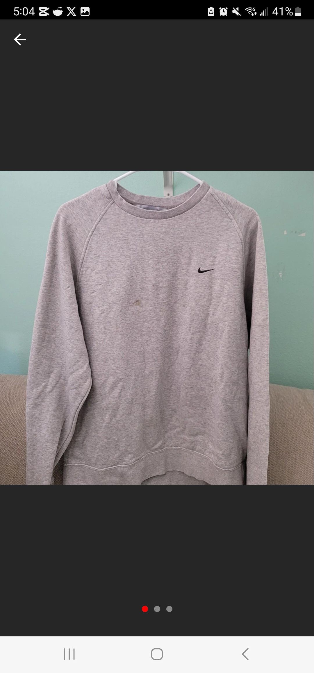 Nike Vintage Nike Crewneck Size US L / EU 52-54 / 3 - 1 Thumbnail