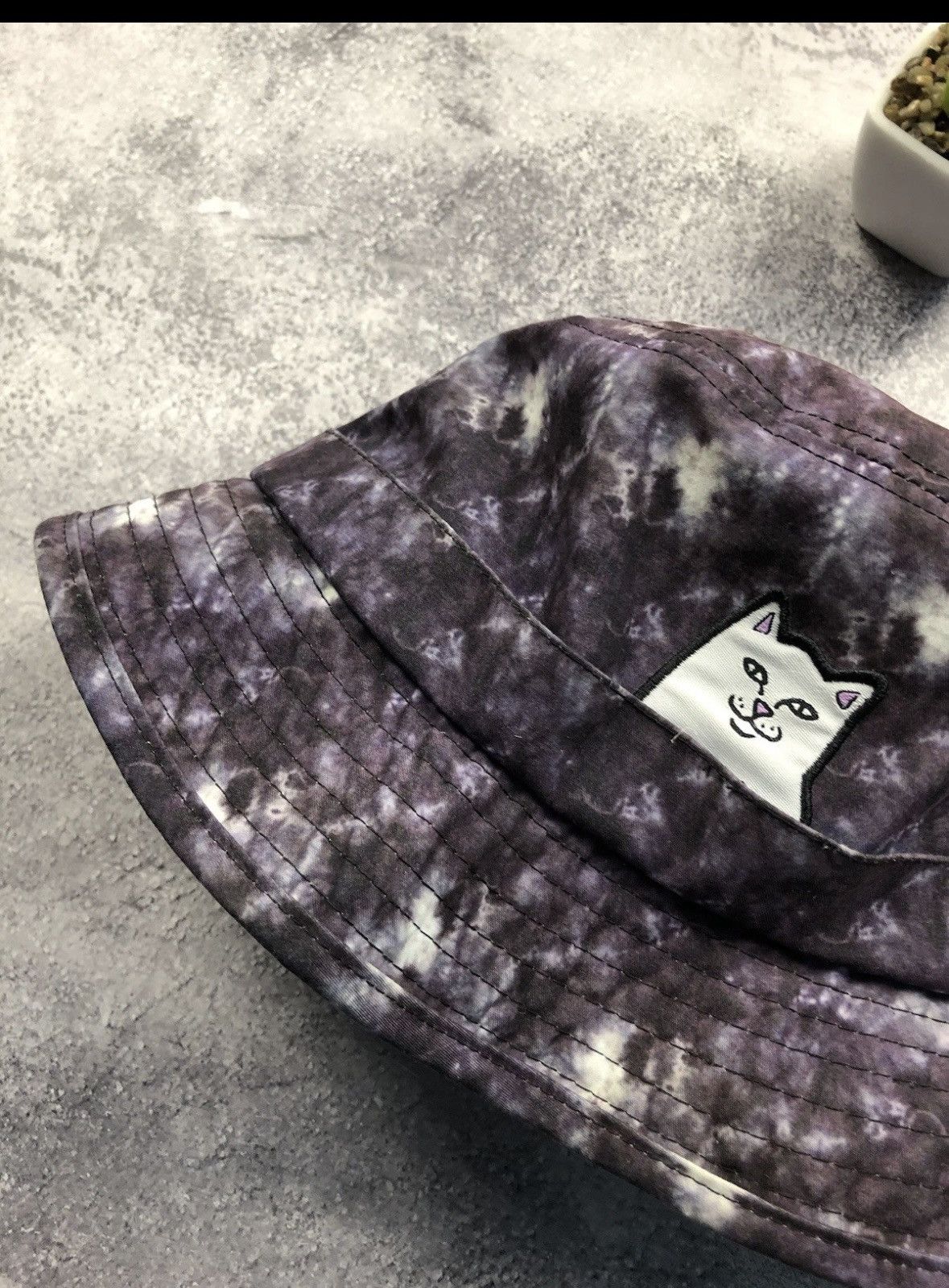 RIPNDIP RIPNDIP Streetwear Panama Hat Cap Tie Die Style Mini Cat Log Size ONE SIZE - 3 Thumbnail