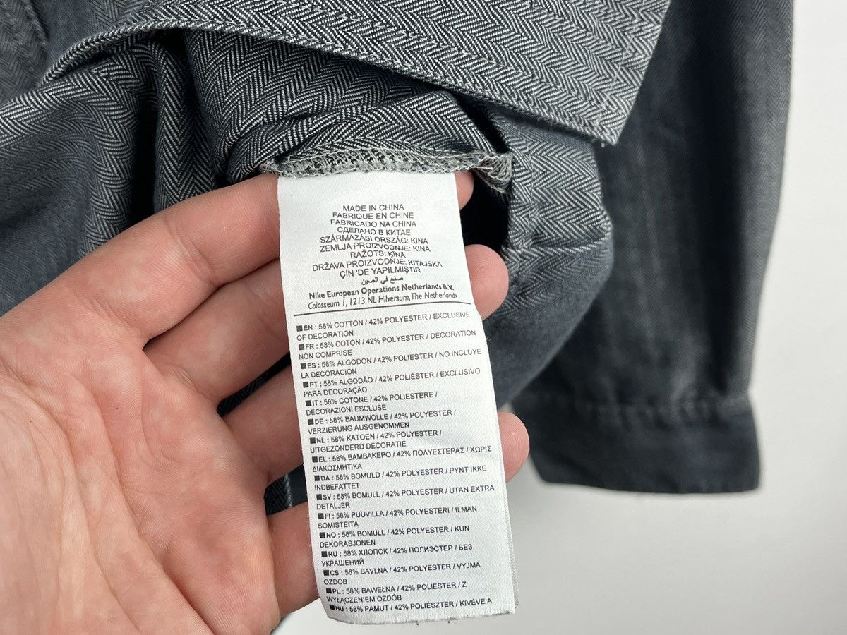 Nike × Vintage Nike 6.0 Vintage Grey Long Sleeve Button Down Shirt Size US L / EU 52-54 / 3 - 8 Thumbnail