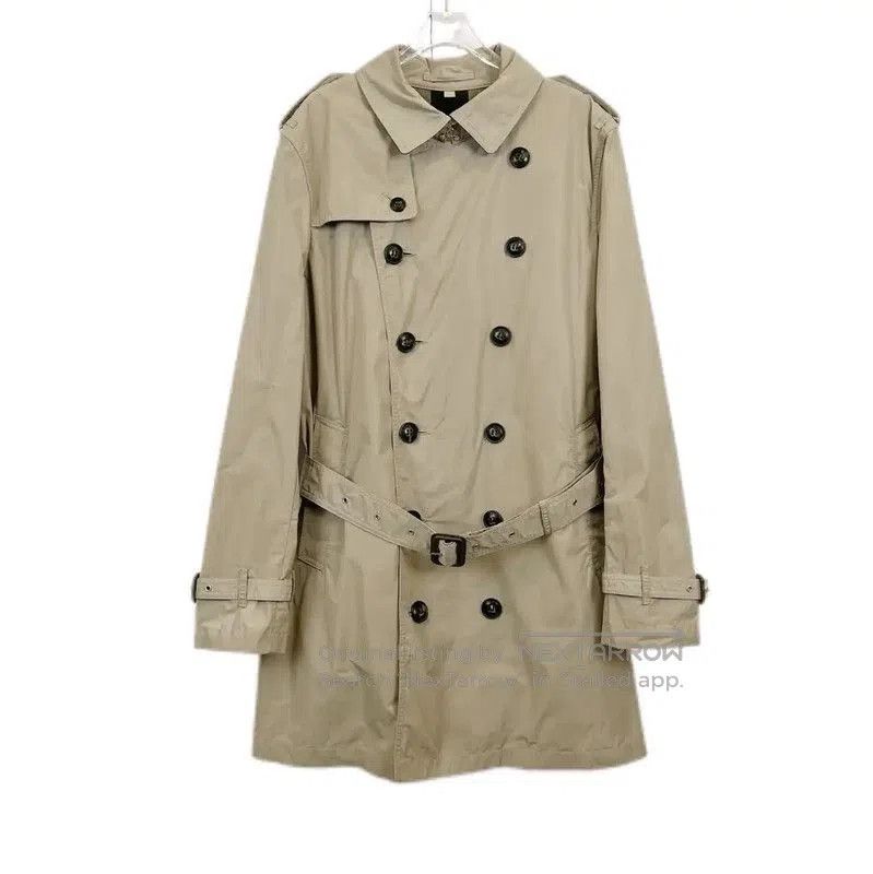 Burberry Burberry Khaki Cotton Trench Coat for Women. Size L / US 10 / IT 46 - 1 Thumbnail