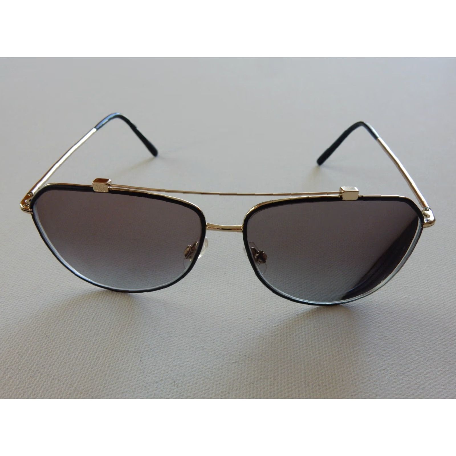 Dolce & Gabbana VINTAGE Dolce&Gabbana Unisex Sunglasses Frames Only 59mm Gold & Black Classic Gray 90s Size ONE SIZE - 3 Thumbnail