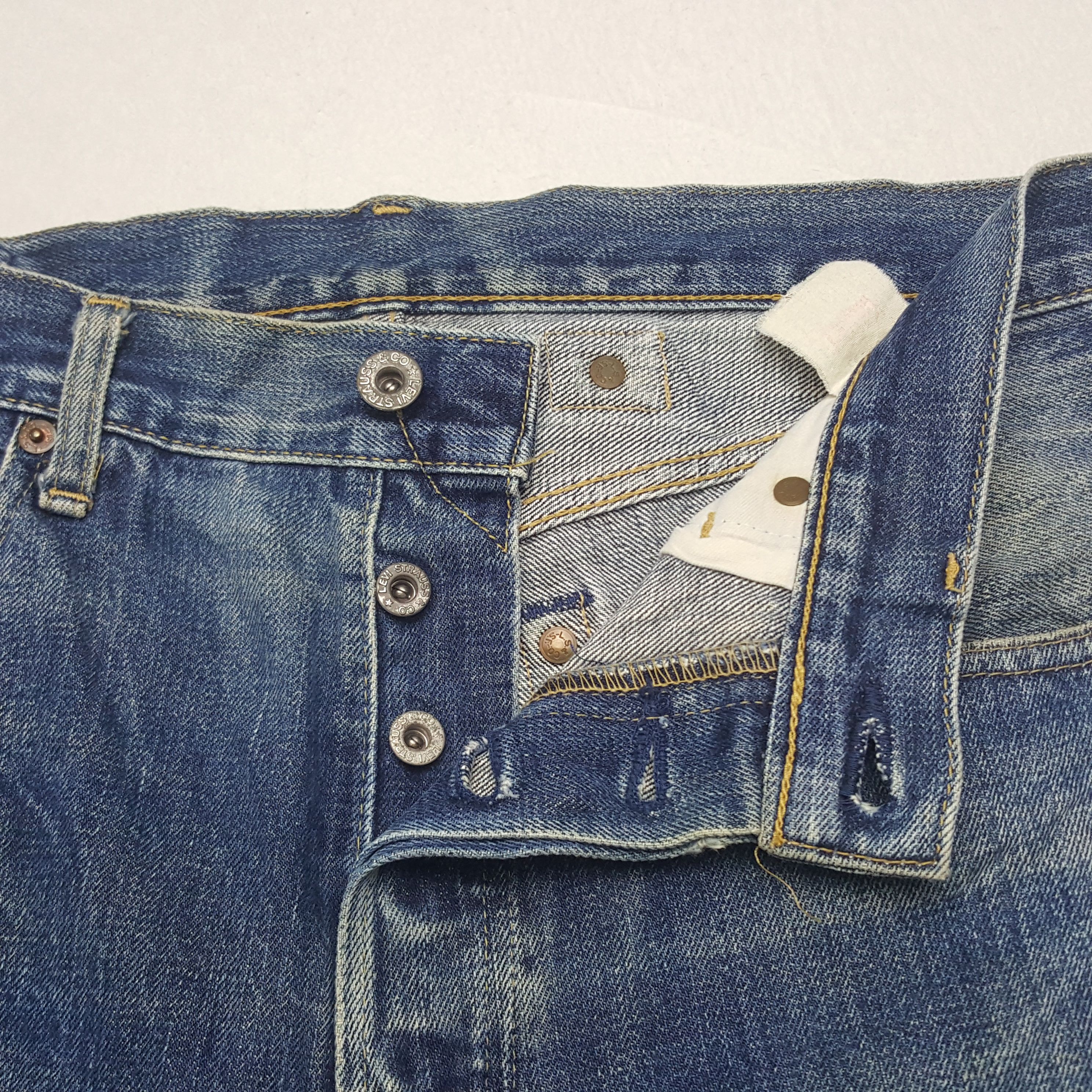 Levi's × Vintage Vintage Levi's Distressed Style Denim Jeans Size US 32 / EU 48 - 13 Thumbnail