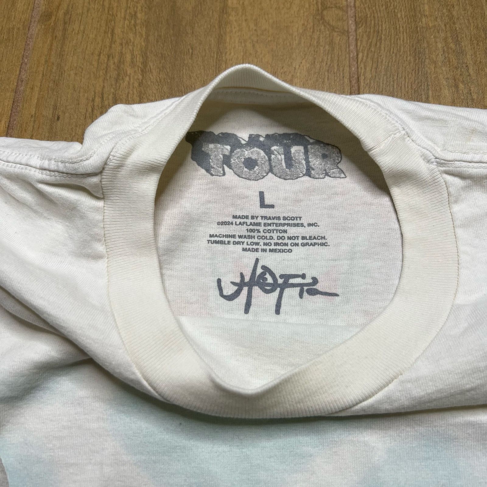 Vintage Travis Scott Utopia Circus Maximus Tour III Graphic T-shirt Size US L / EU 52-54 / 3 - 3 Thumbnail