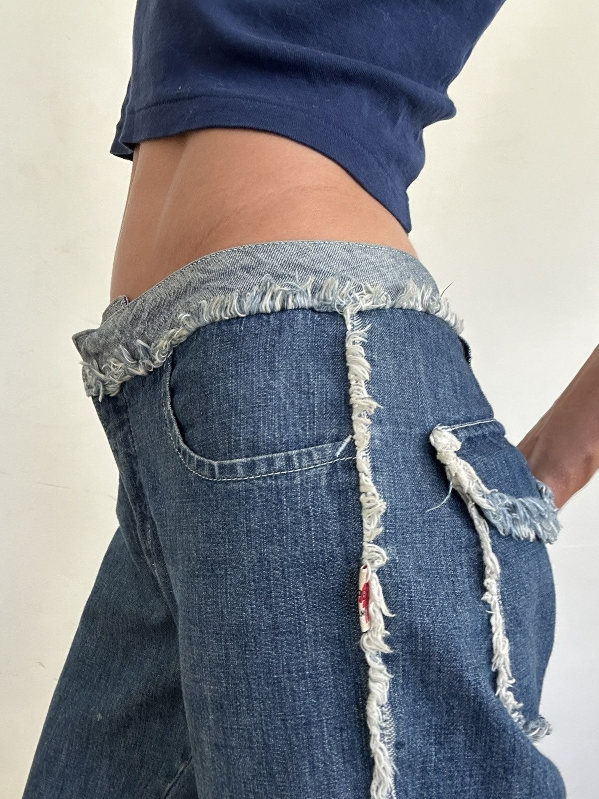 Jean Paul Gaultier JPG vintage rare jeans Size 24" / US 00 / IT 34 - 8 Thumbnail