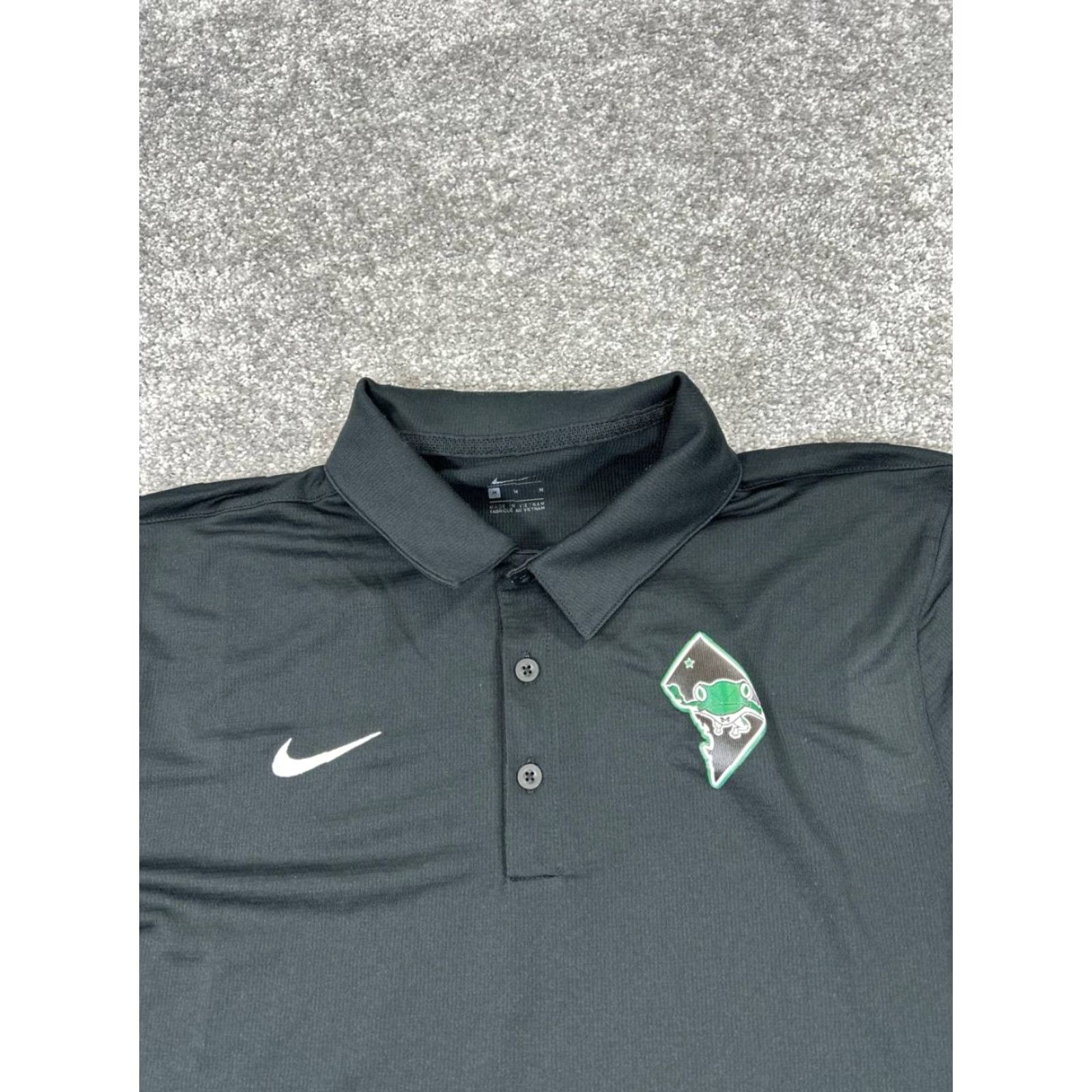 Nike Nike Polo Shirt Mens Medium Black Nike Golf Dri-Fit Logo Short Sleeve Casual Size US M / EU 48-50 / 2 - 2 Thumbnail