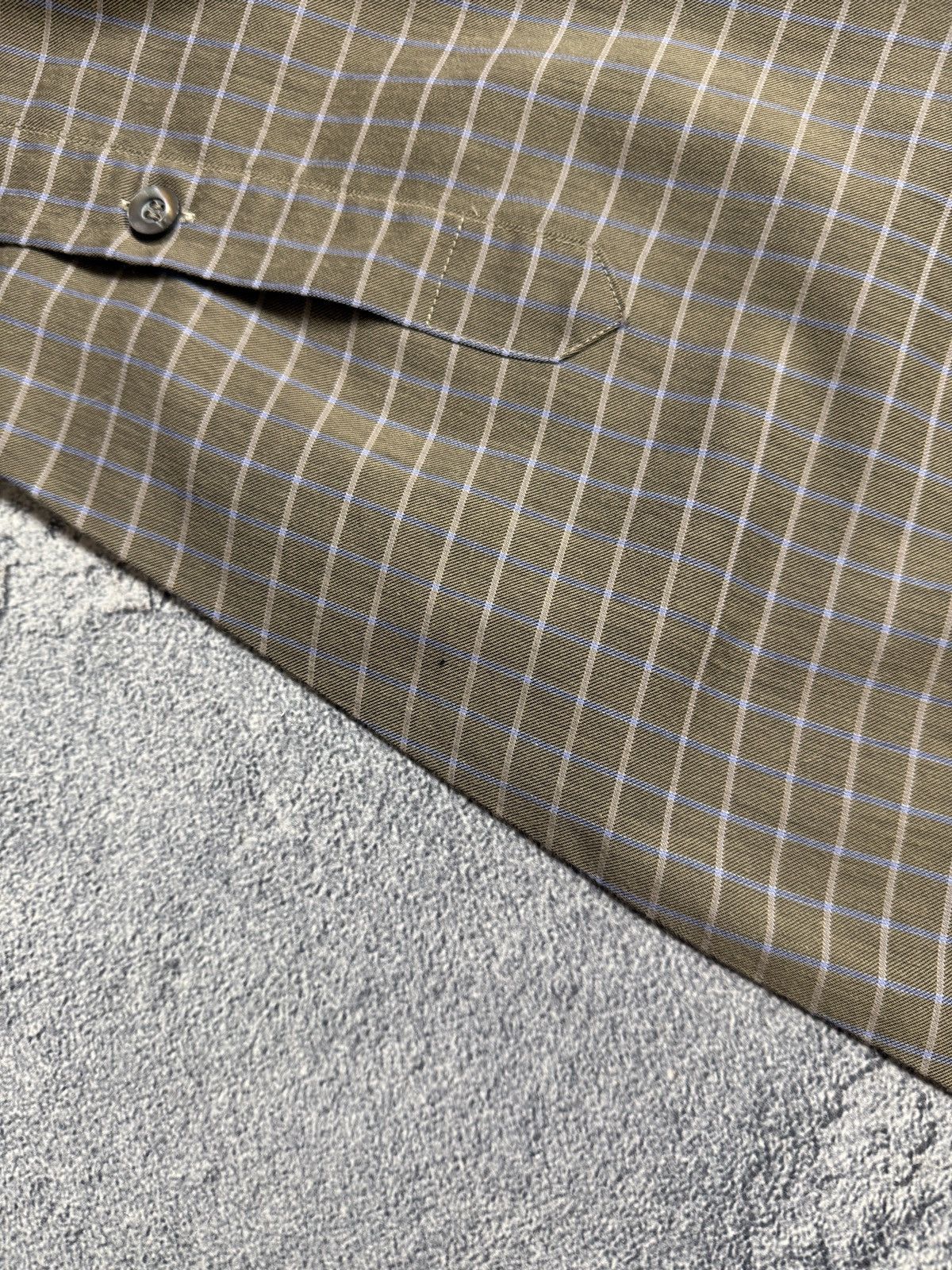 Ermenegildo Zegna Luxury Ermenegildo Zegna Striped Button Up Shirt Size US XXL / EU 58 / 5 - 12 Thumbnail