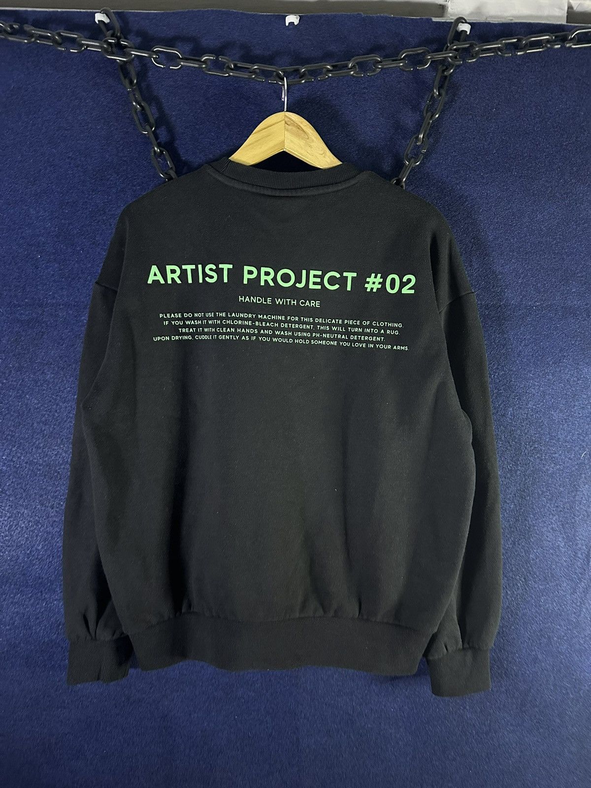 Jean-Michel Basquiat Rare Crewneck JMB/Jean Michel Basquiat x CLRIDE.n Size US L / EU 52-54 / 3 - 7 Thumbnail