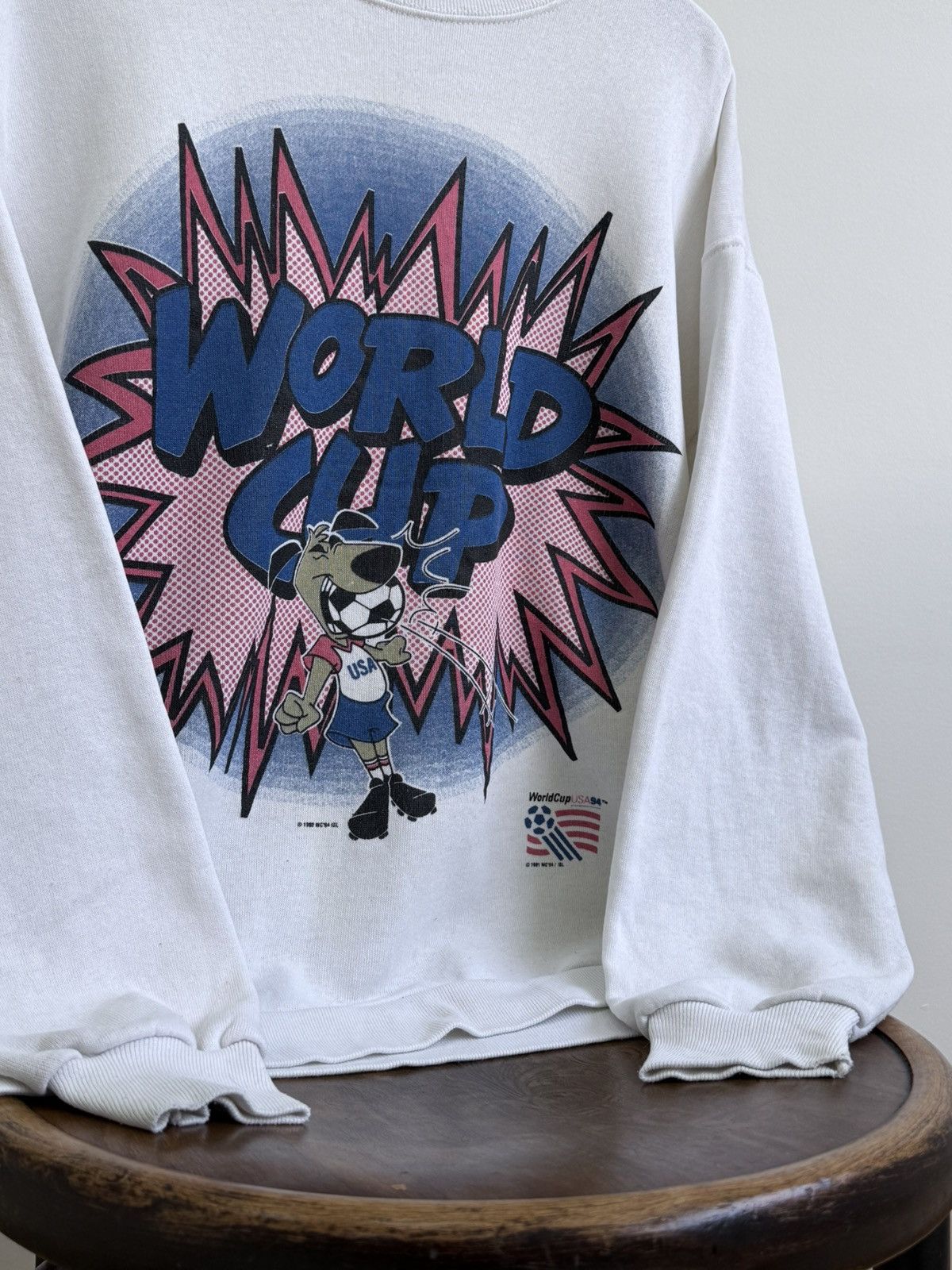 Vintage Vintage 1994 World Cup USA Soccer Graphic Sweatshirt 1991 Size US L / EU 52-54 / 3 - 2 Thumbnail