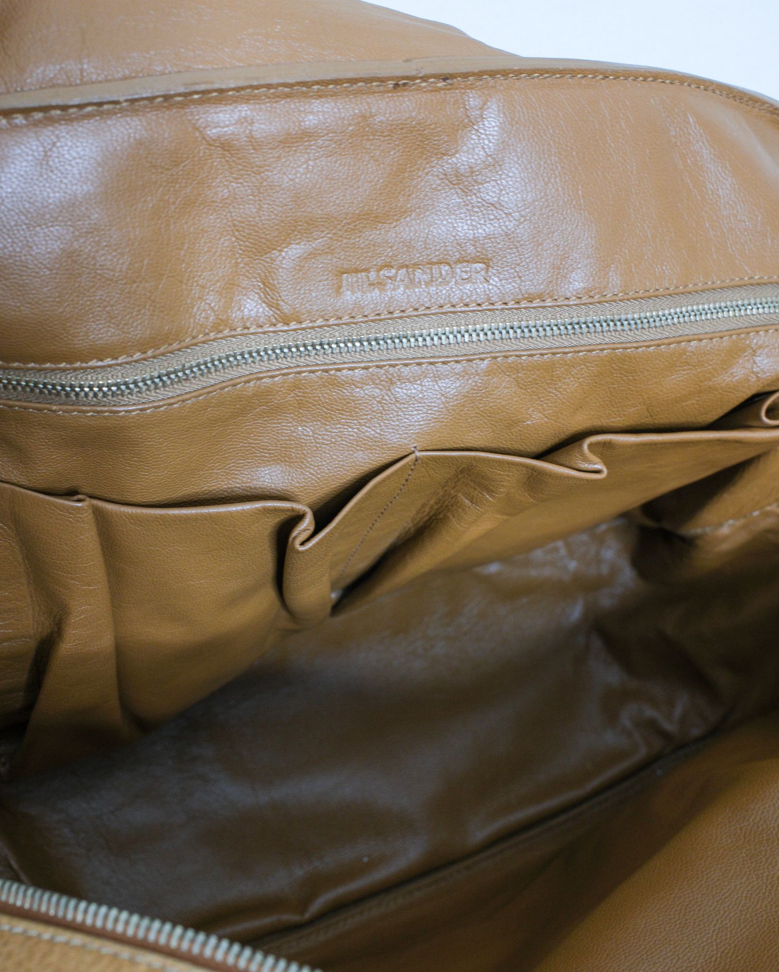 Jil Sander Vintage Leather Jil Sander Bowling Bag Size ONE SIZE - 3 Thumbnail