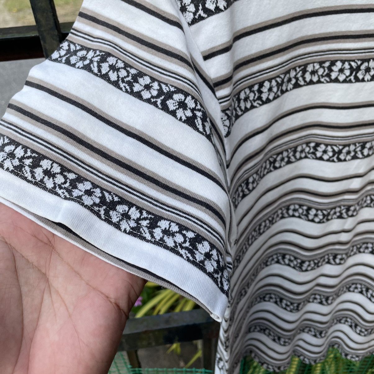 Ocean Pacific 🔥Vintage 90s Ocean Pacific Striped Motive Flower Surf Tee Size US M / EU 48-50 / 2 - 7 Thumbnail