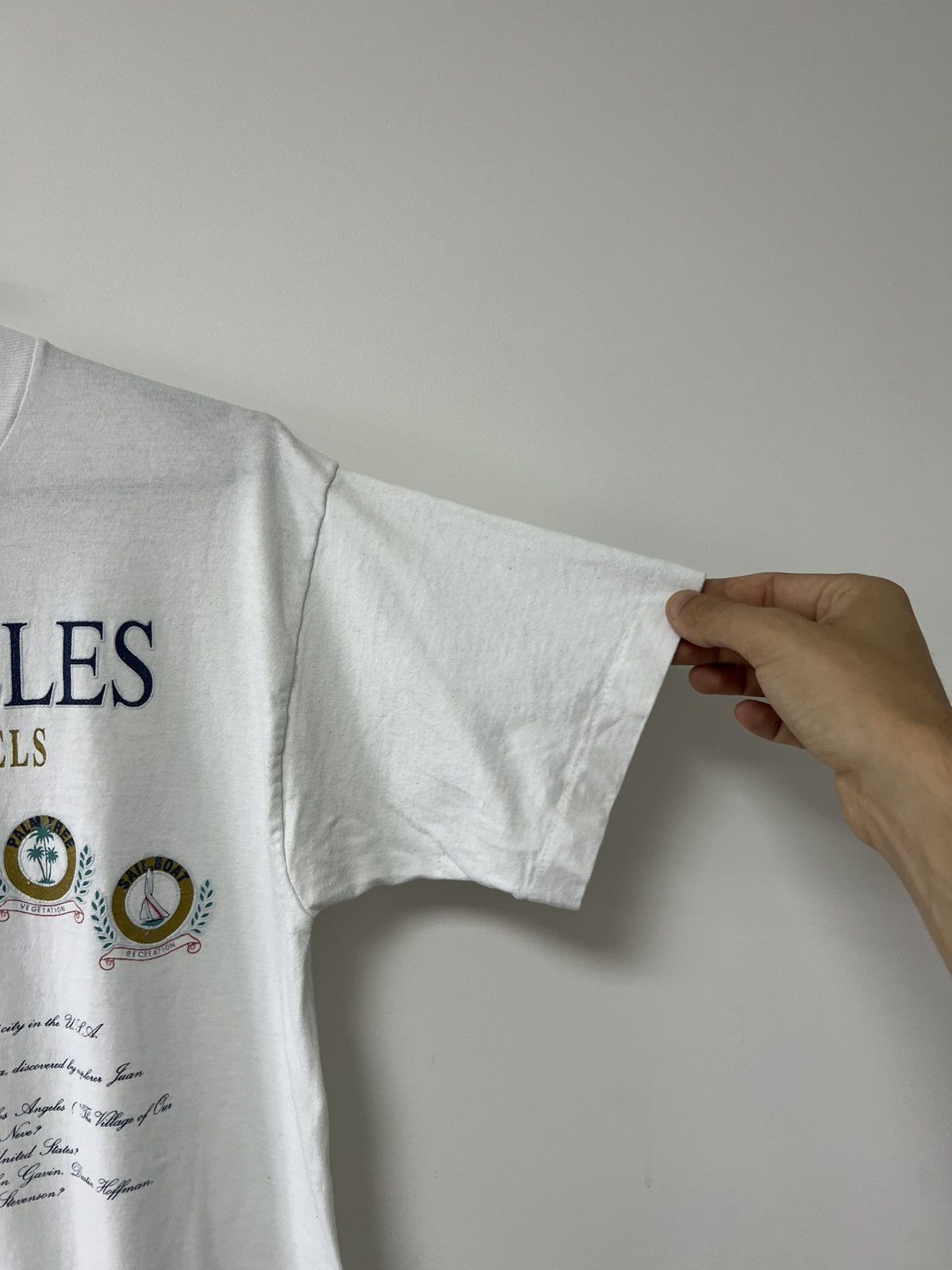Fruit Of The Loom Vintage 90's Los Angeles The City of Angels Streetwear sz L Size US L / EU 52-54 / 3 - 6 Thumbnail