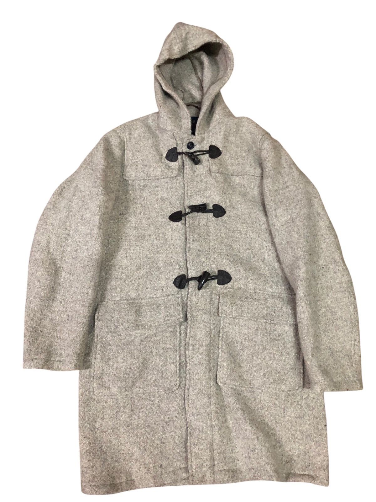 Brooks Brothers Brook Brothers Made In Italy Wool Duffle Coat Size US L / EU 52-54 / 3 - 1 Thumbnail