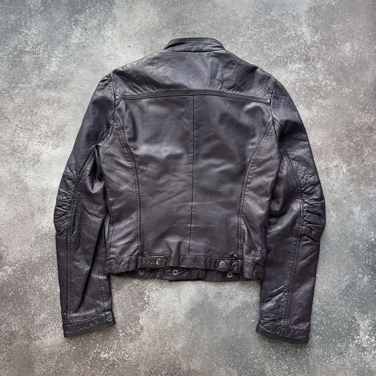 Hysteric Glamour Avant Garde Vintage Zip Details Biker Leather Jacket Size M / US 6-8 / IT 42-44 - 10 Thumbnail