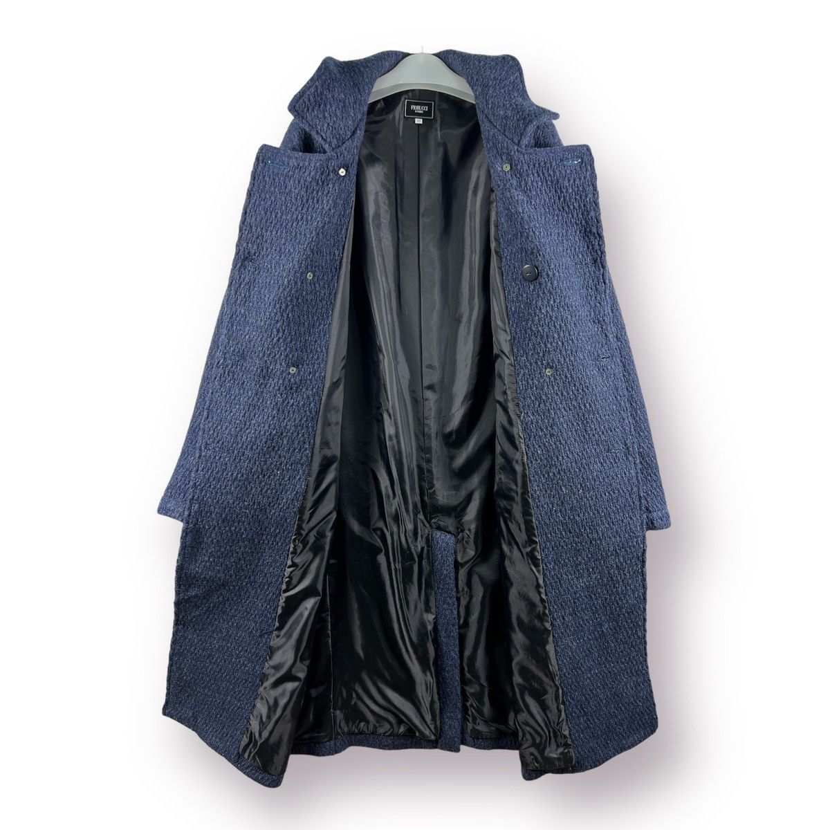 Fiorucci 🔥 FIORUCCI UOMO ITALIAN WOOL DOUBLE BREAST LONGCOAT Size US M / EU 48-50 / 2 - 5 Thumbnail