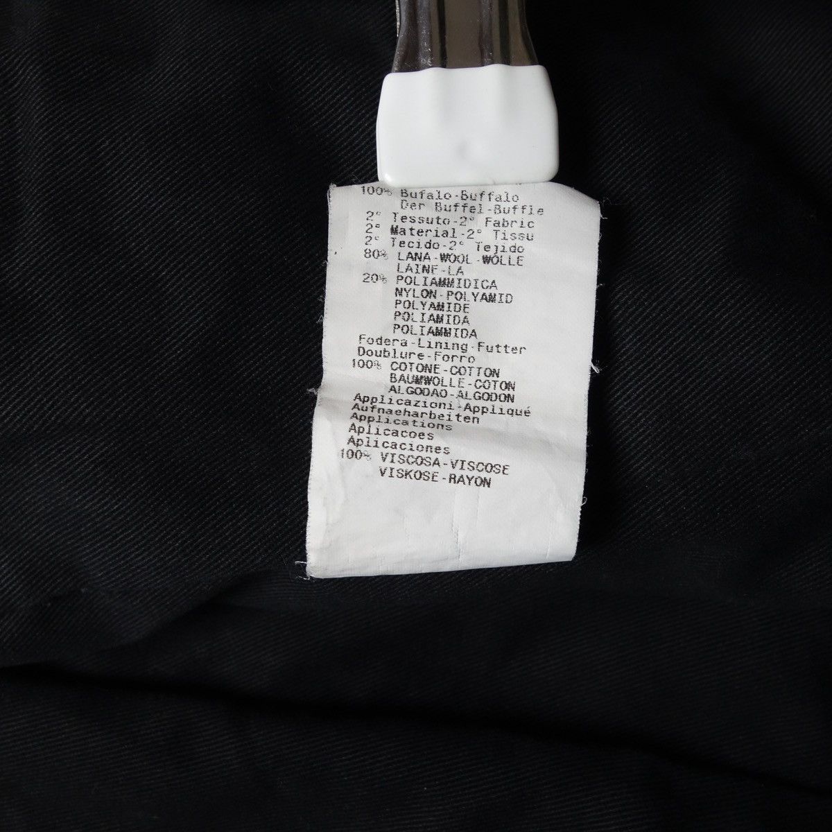 Emporio Armani FW2008 EMPORIO ARMANI Buffalo Fur Leather × Wool Long Jacket Size US M / EU 48-50 / 2 - 13 Thumbnail