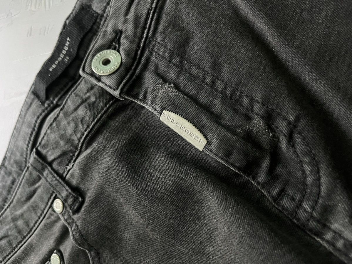 Represent Clo. Y2K Represent Avant Garde Jeans Streetwear Black Size US 34 / EU 50 - 4 Thumbnail