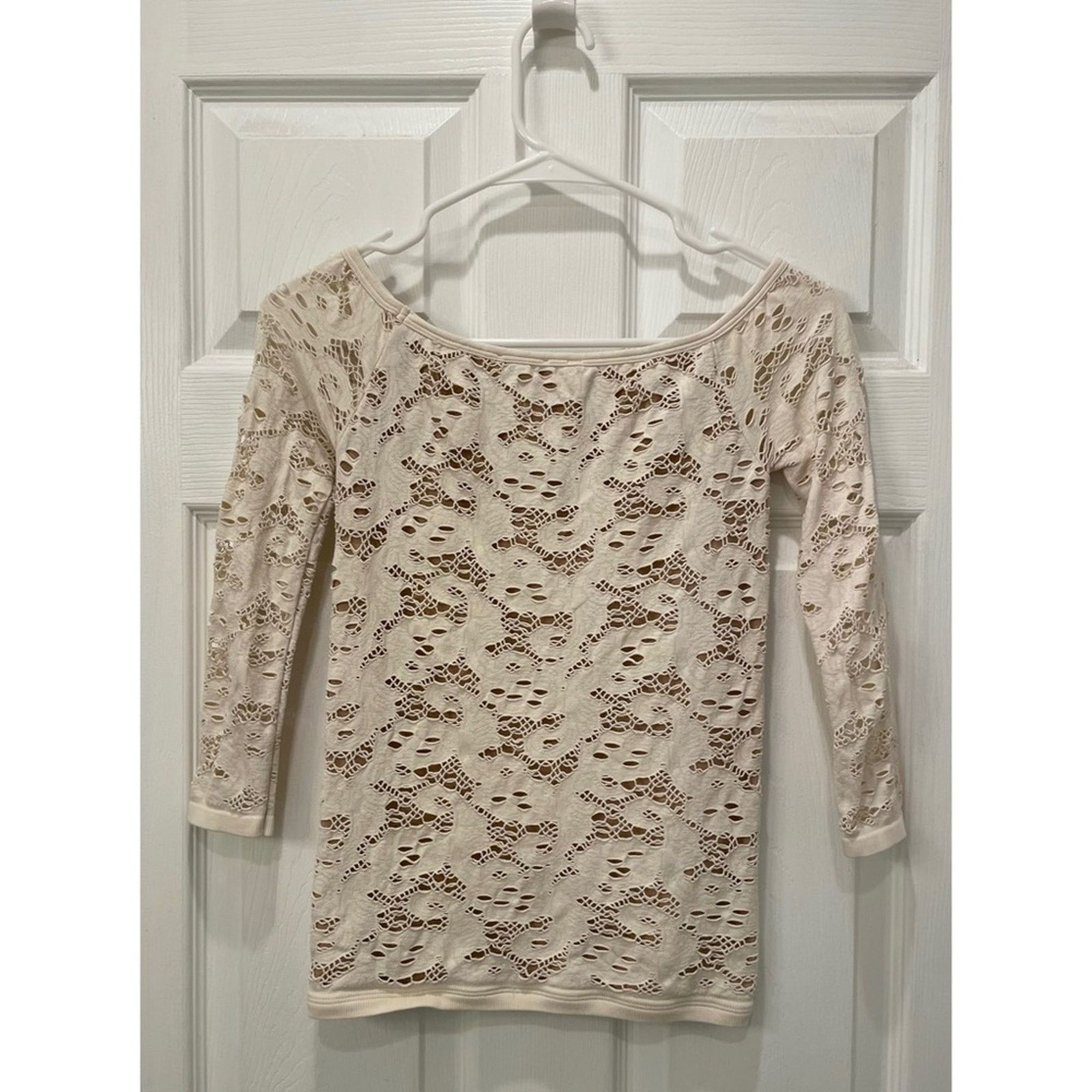 Guess GUESS Scoop Neck Shirt XS/S Size XS / US 0-2 / IT 36-38 - 2 Thumbnail