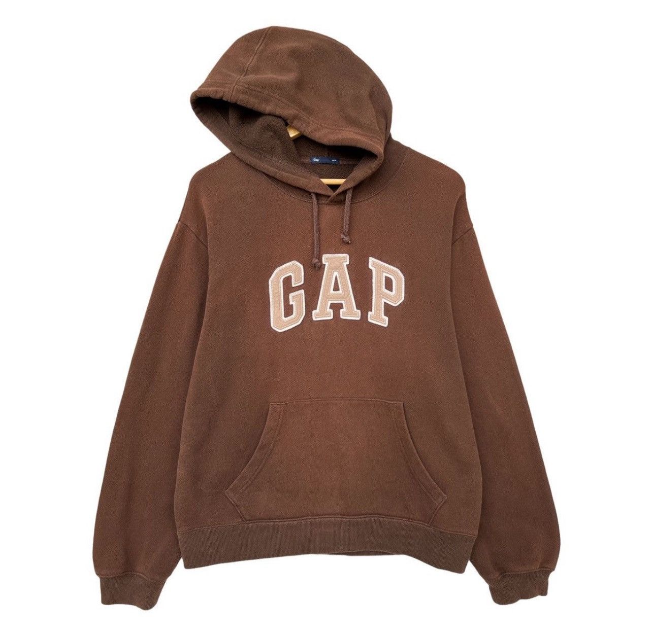 Gap Vintage Gap Brown Sunfaded Baggy Boxy Hoodie Size US M / EU 48-50 / 2 - 1 Thumbnail