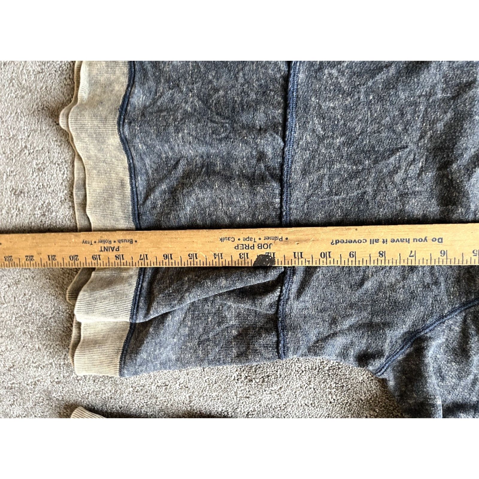 Vintage We The Free Waffle Knit Sweater Women's XS Gray Blue Long Sleeve Swing Blouse Size XS / US 0-2 / IT 36-38 - 5 Thumbnail