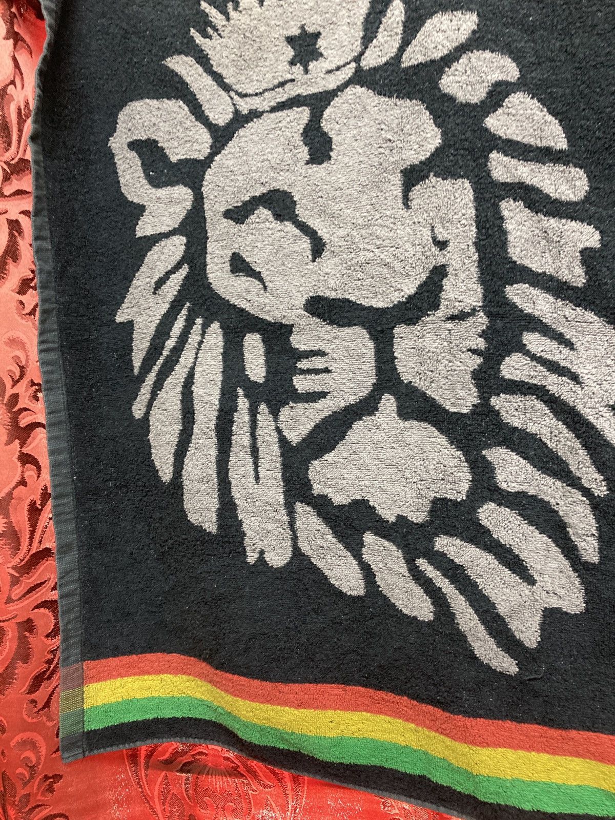 Japanese Brand Jah Rastafari one love raggae towel Size ONE SIZE - 5 Thumbnail