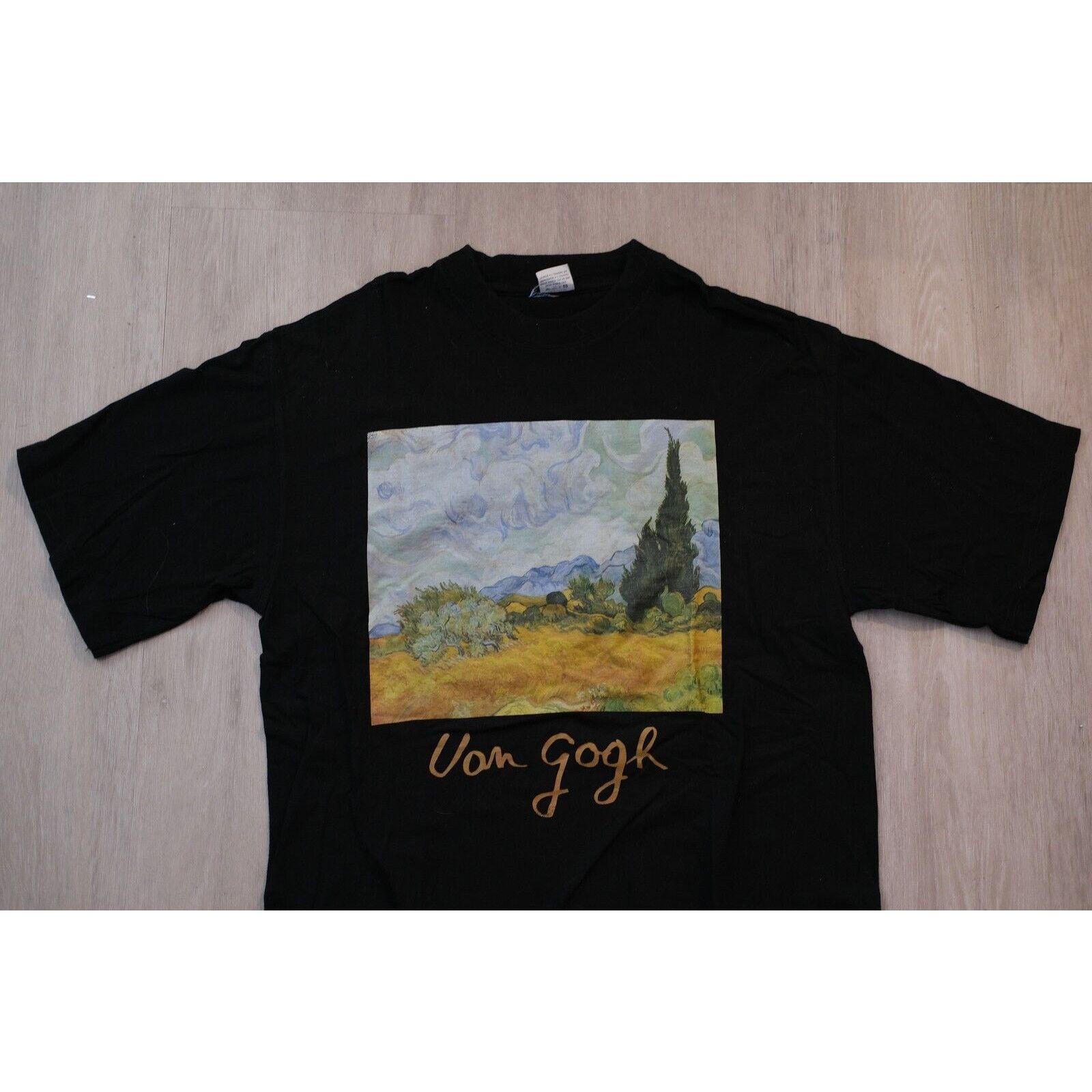 Other Vintage Laurent Monteil Van Gogh Art Paint Tee Large Black Size US L / EU 52-54 / 3 - 1 Thumbnail